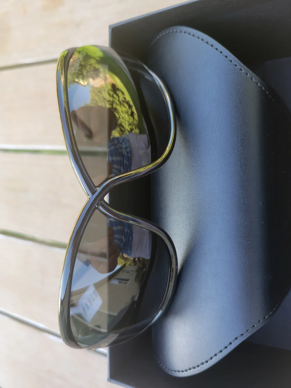 Tom Ford Fernanda shiny black smoke Women's sunglasses 68x07x115 #tomford